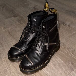 Dr Martens 1460 BEX ZIP LEATHER BOOTS